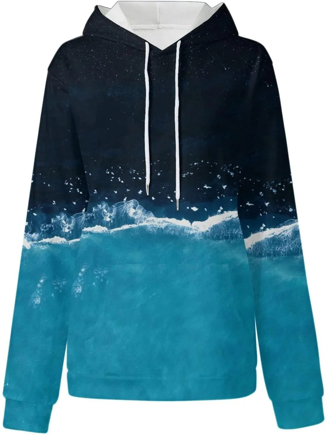 slqdgmryz Plus Size Hoodies for Women Graphic Oversized Sweatshirt Hooded Loose Fit Drawstring Y2k Hoodie with Pockets