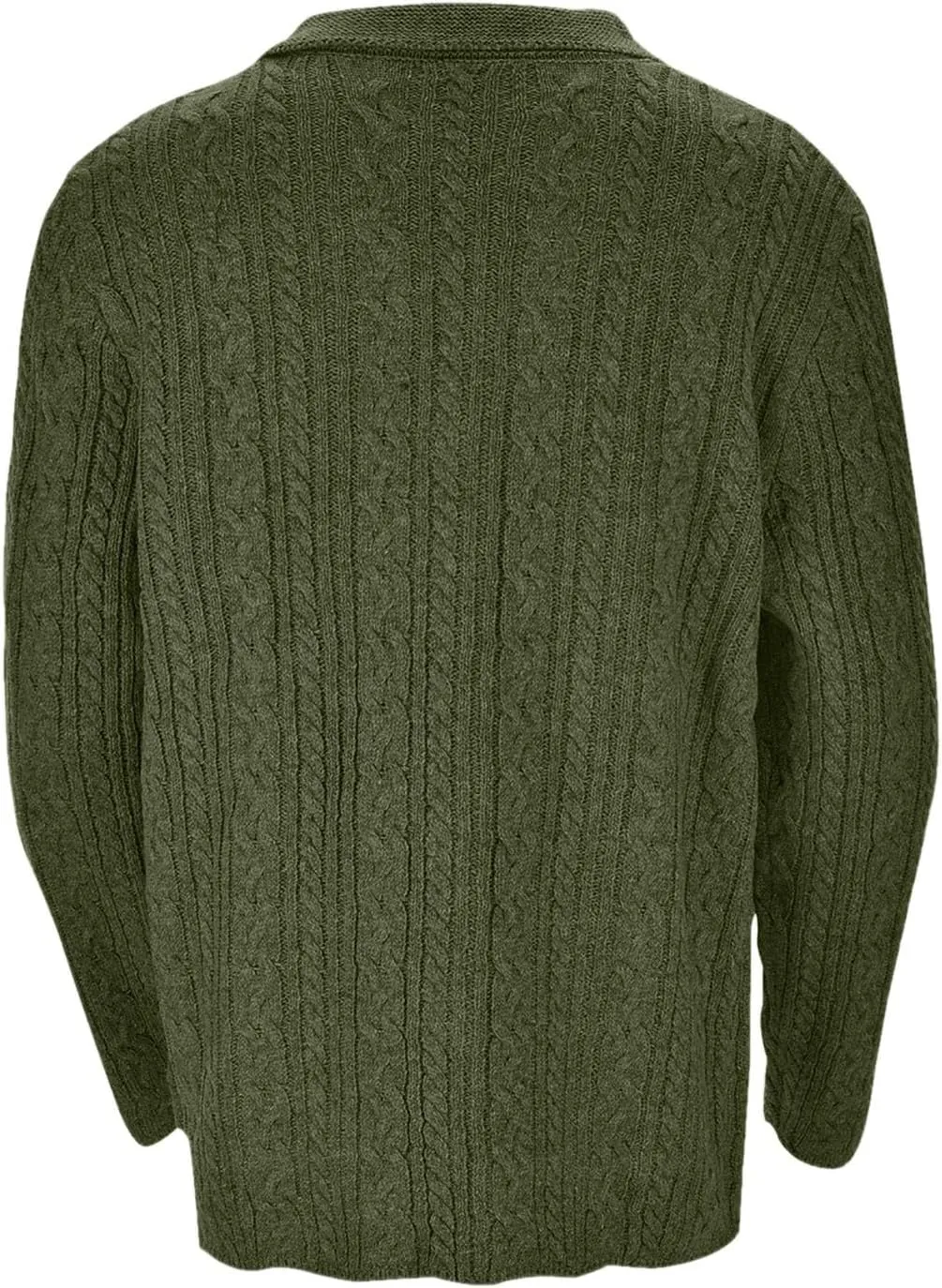 SUWBMHWE Men's Cardigan Sweater Cable Knit Button Down Shawl Collar Sweaters Casual Long Sleeve Fall Winter Sweaters Outwear