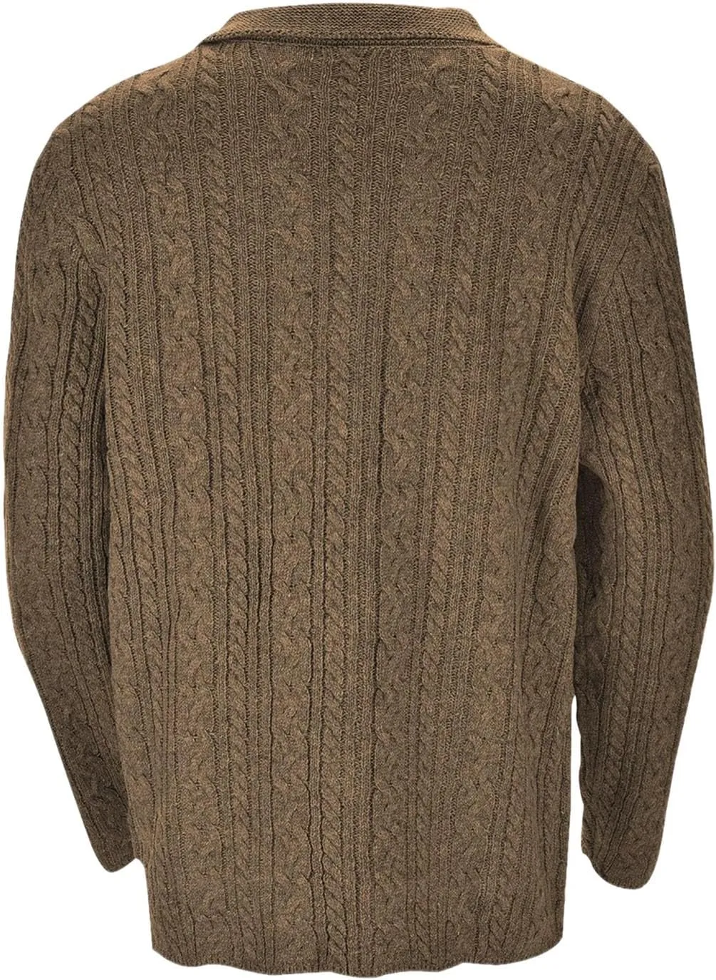 SUWBMHWE Men's Cardigan Sweater Cable Knit Button Down Shawl Collar Sweaters Casual Long Sleeve Fall Winter Sweaters Outwear