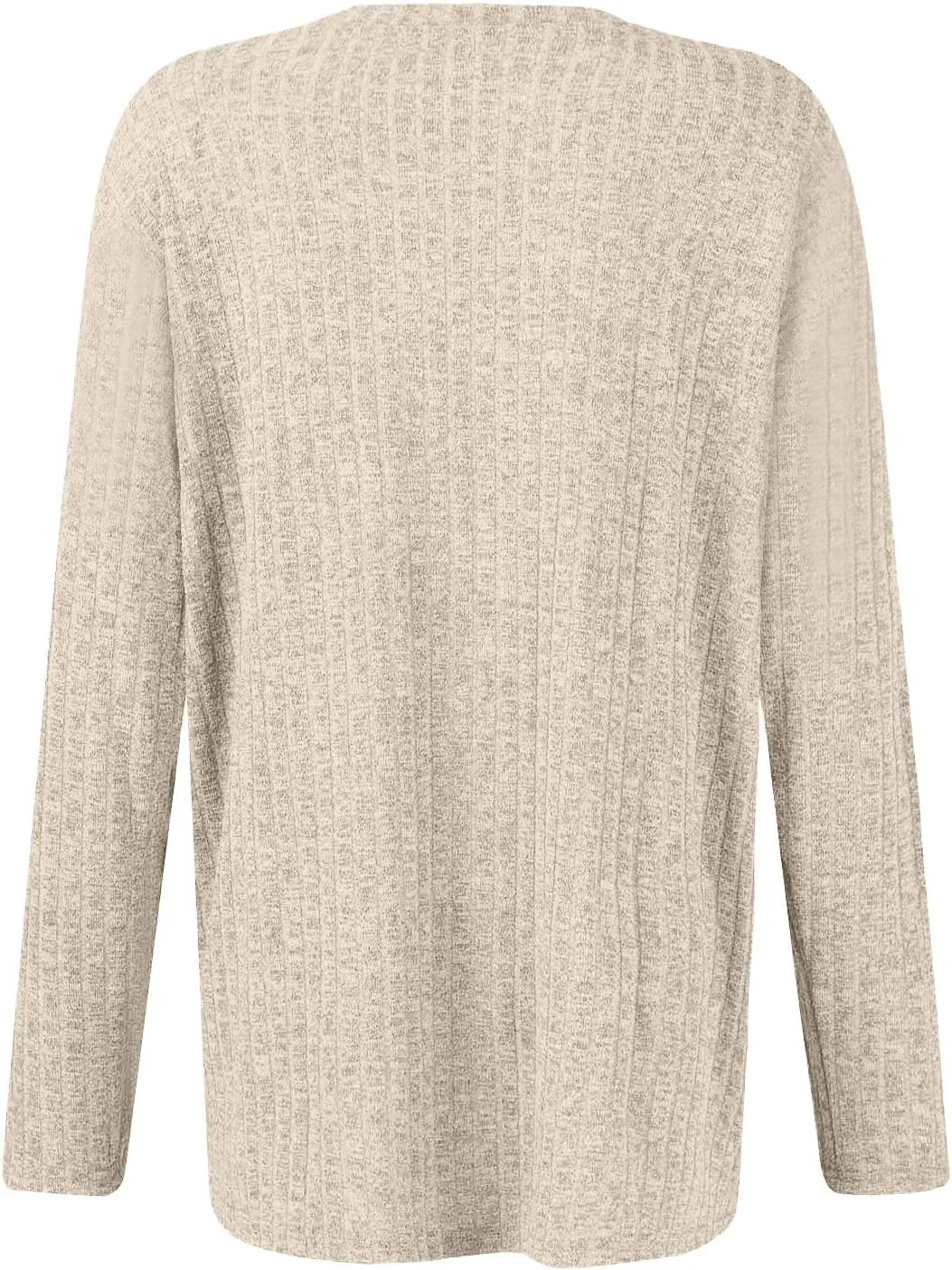 Sweaters for Women Long Sleeve Soft Warm Cozy Pullover Tops Round Neck Loose Casual Lightweight Knit Sweaters