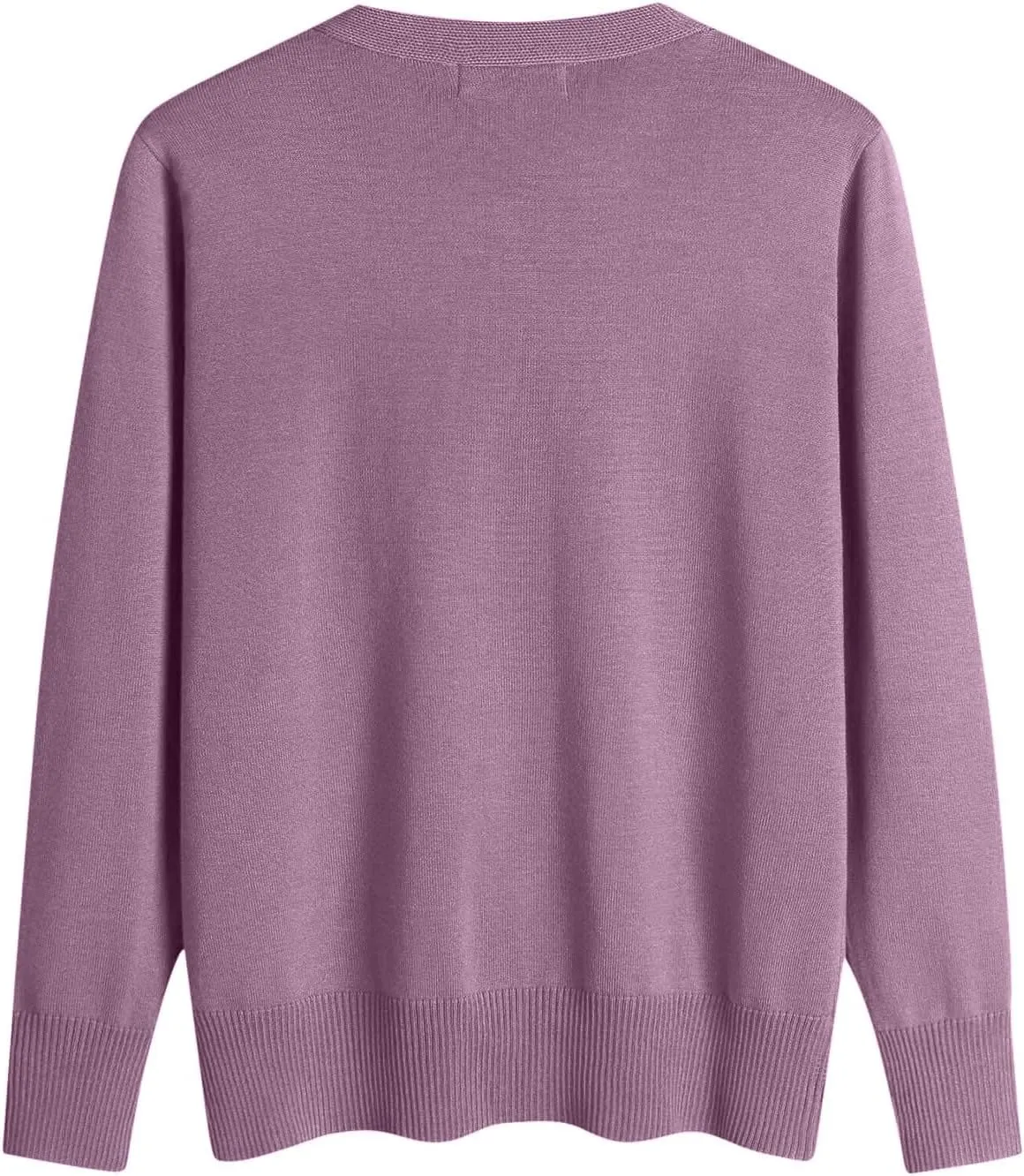 Sweaters for Women V Neck Long Sleeve Loose Pullover Trendy Solid Color Basic Blouse Fall Winter Soft Comfy Ladies Clothes