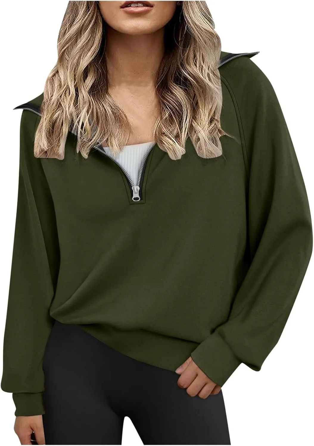 Sweatshirts For Teen Girl Womens Sweatshirts For Teen Girl Full-Zip Cropped Pullover Solid Color Fleece Zipper Hoodies Y2K Fall Fashion Clothes