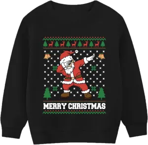 Toddler Boy Girl Christmas Sweatshirts Kid Ugly Xmas Shirt Cotton Long Sleeve Top 3-10 Years
