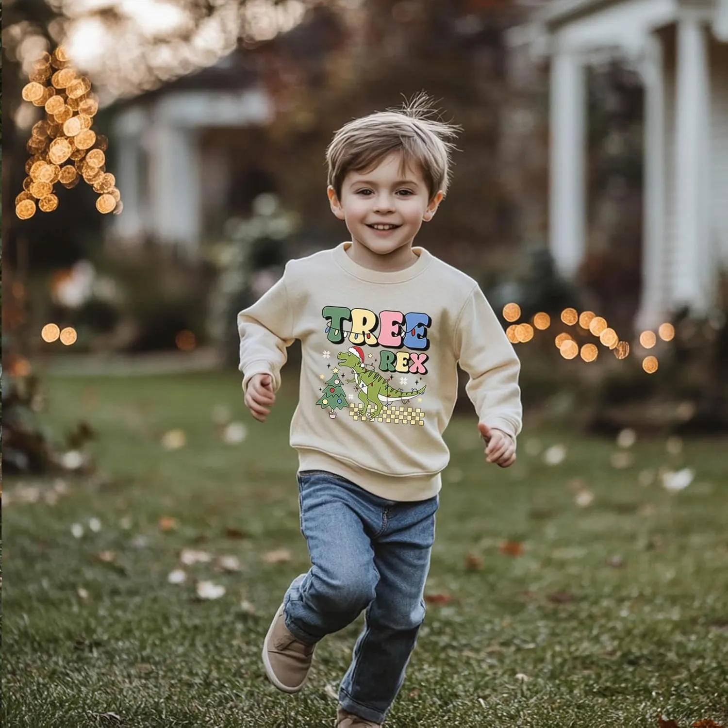 Toddler Boy Girl Christmas Sweatshirts Kid Ugly Xmas Shirt Cotton Long Sleeve Top 3-10 Years