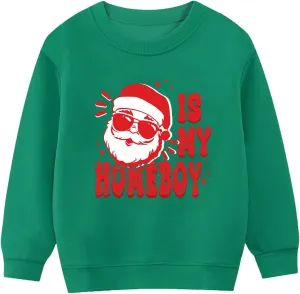Toddler Boy Girl Christmas Sweatshirts Kid Ugly Xmas Shirt Cotton Long Sleeve Top 3-10 Years
