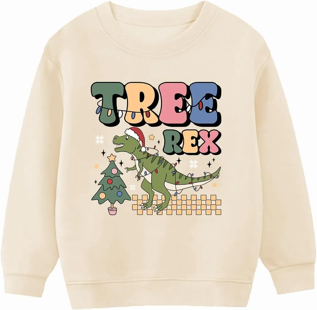 Toddler Boy Girl Christmas Sweatshirts Kid Ugly Xmas Shirt Cotton Long Sleeve Top 3-10 Years