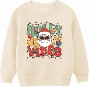 Toddler Boy Girl Christmas Sweatshirts Kid Ugly Xmas Shirt Cotton Long Sleeve Top 3-10 Years