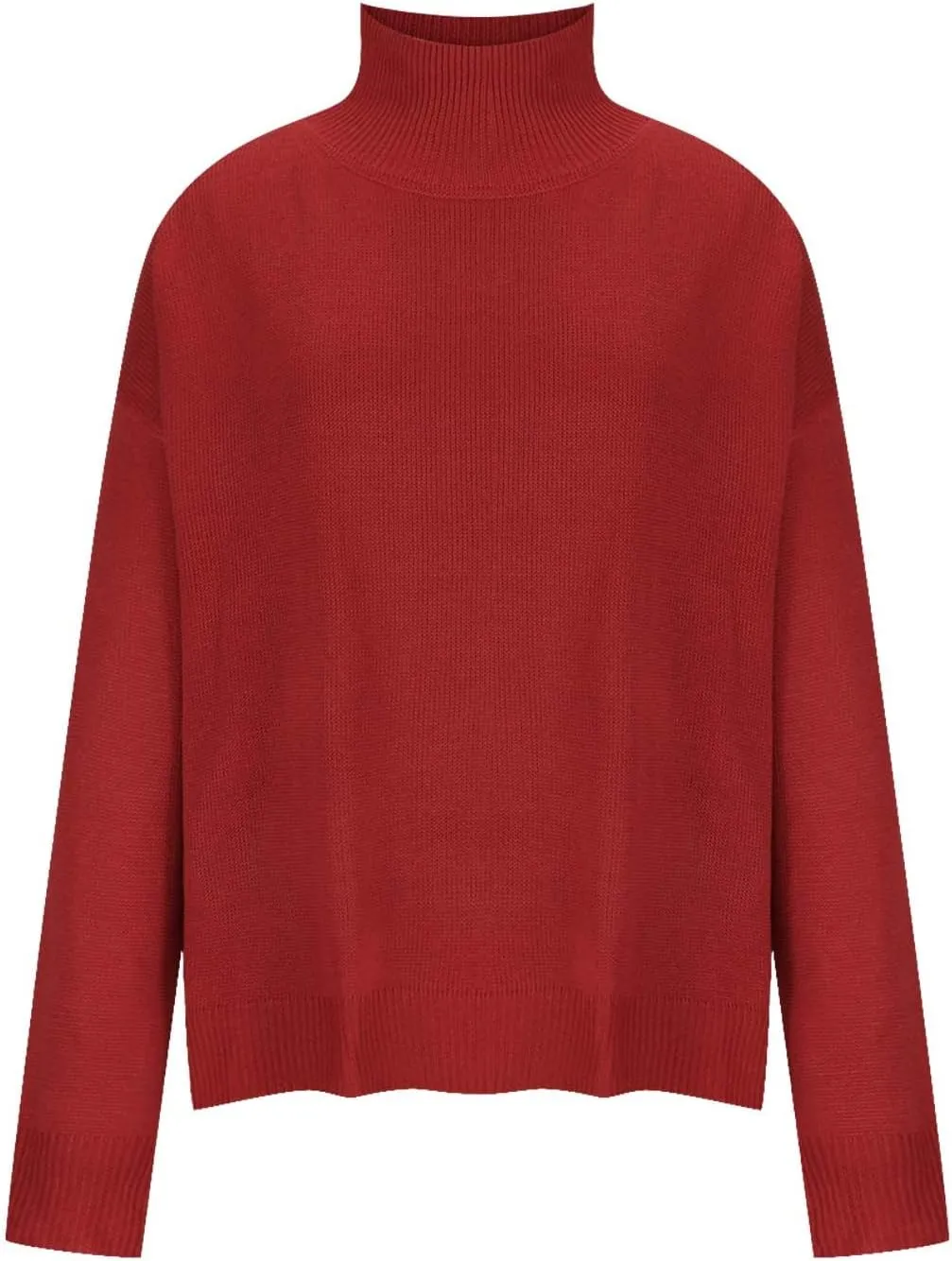 Turtleneck Sweaters for Women Soft Warm Ribbed Sweaters 2023 Fall Winter Oversized Long Sleeve Pullover Sweaters
