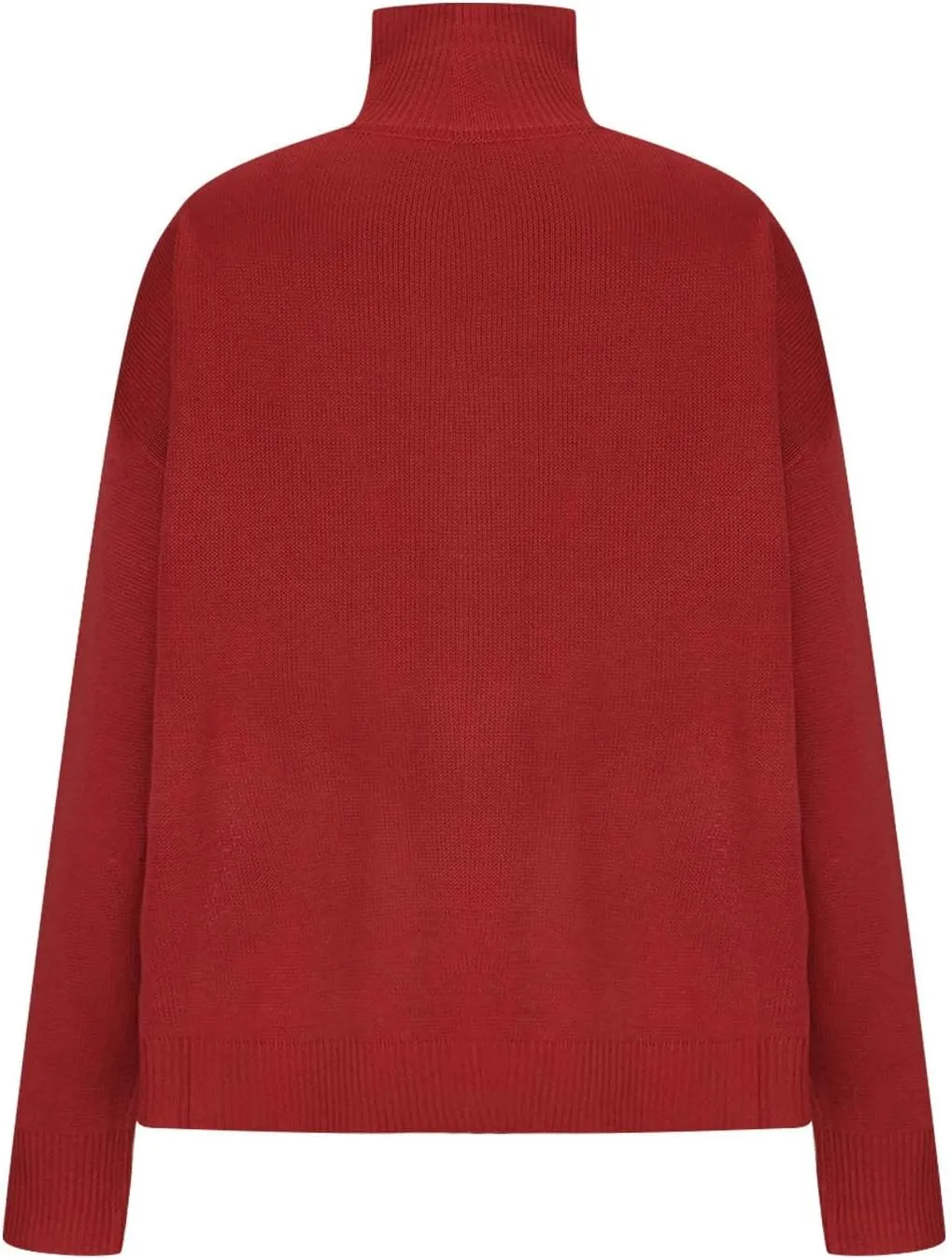 Turtleneck Sweaters for Women Soft Warm Ribbed Sweaters 2023 Fall Winter Oversized Long Sleeve Pullover Sweaters