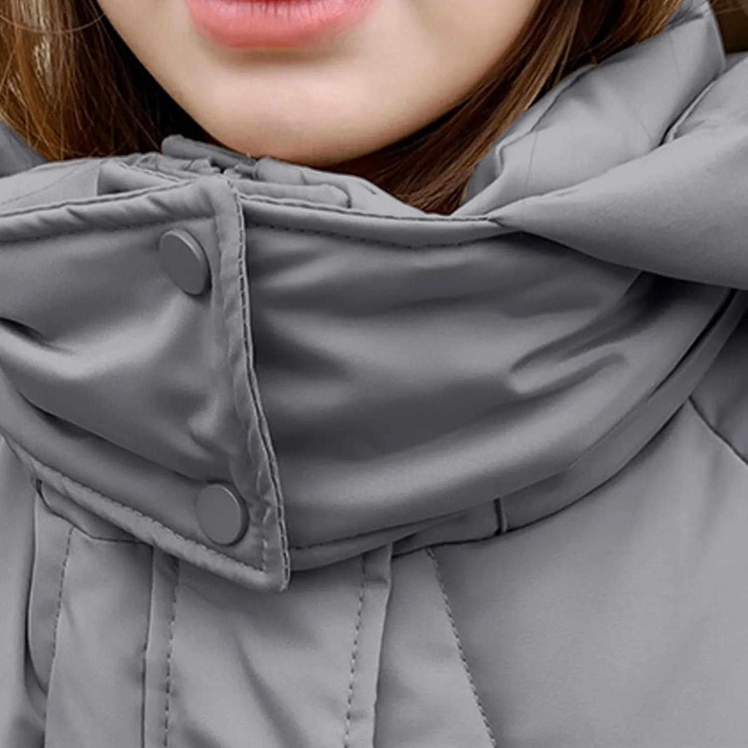 Winter Coats for Women Long Quilted Lightweight Jackets Plus Size Thicken Warm Puffer Jackets Outerwear Maxi Down Coats