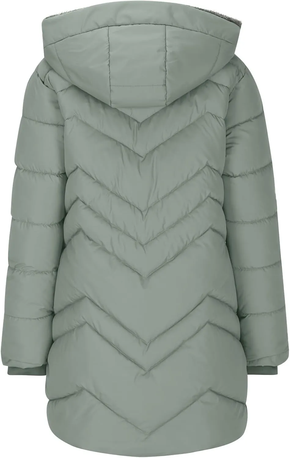 Winter Puffer Thicken Jackets for Women Waterproof Warm Maxi Coats down Jackets Faux Fur Parka with Hood down Coats