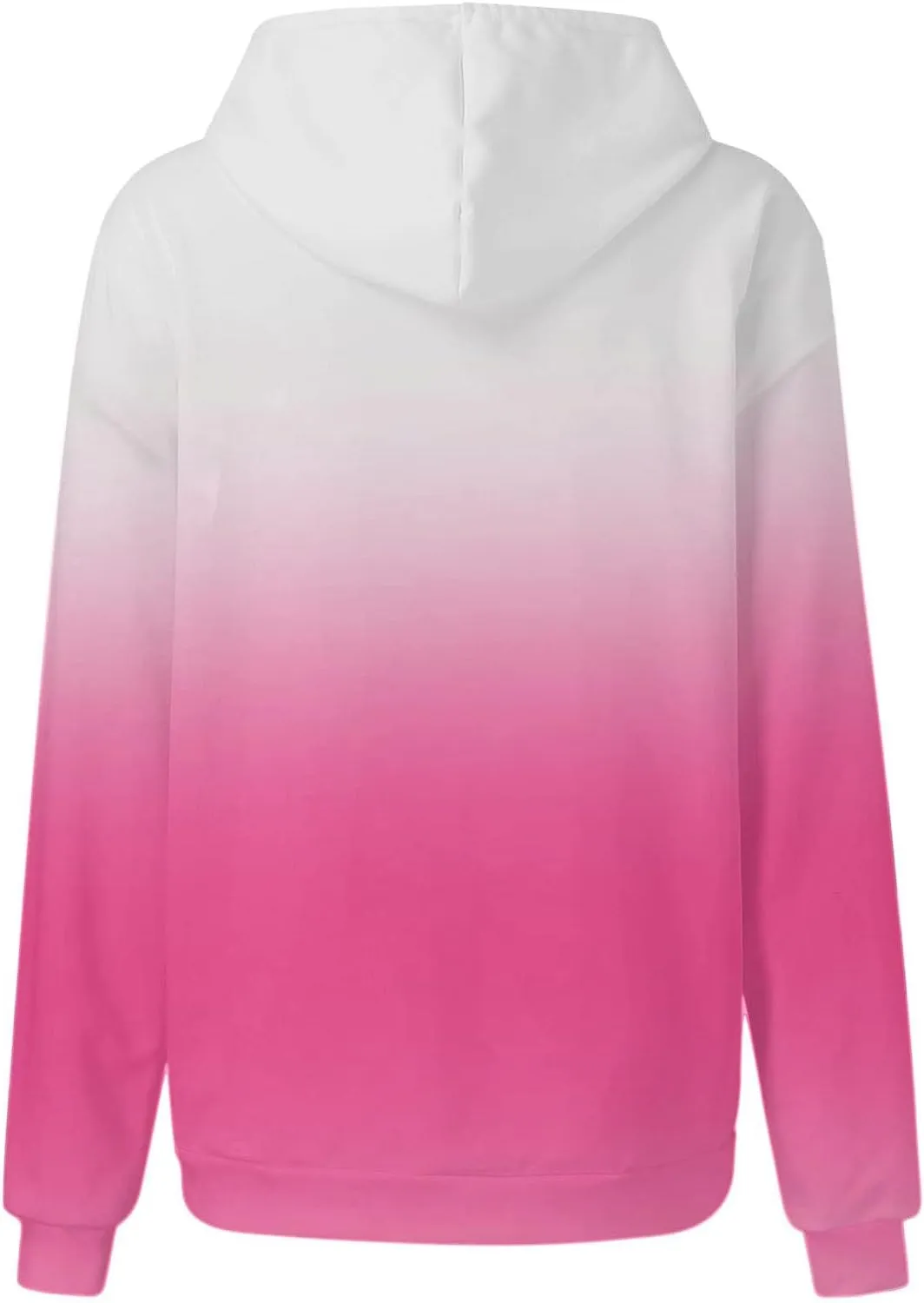 Women Gradient Color Oversized Hoodies Trendy 2024 Pullover Sweatshirts Comfort Sweatshirt Tops Fall Fashion Clothes