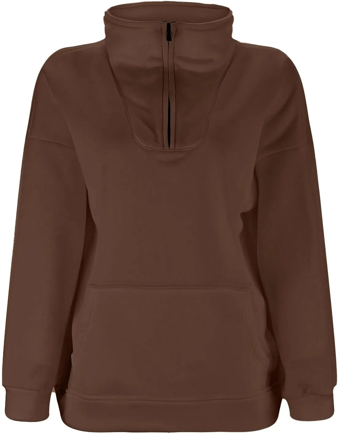Women Loose Pullover Top Womens Zip Up Cropped Hoodies Fleece Oversized Sweatshirts Full Zip Jackets