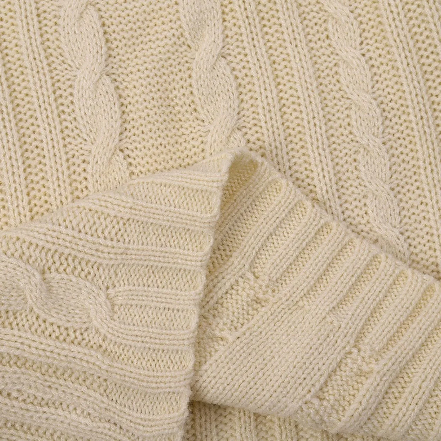 Women Turtleneck Sweater Casual Long Sleeve Pulover Sweaters Chunky Warm Ribbed Cable Knit Tops Jumpers Blouses
