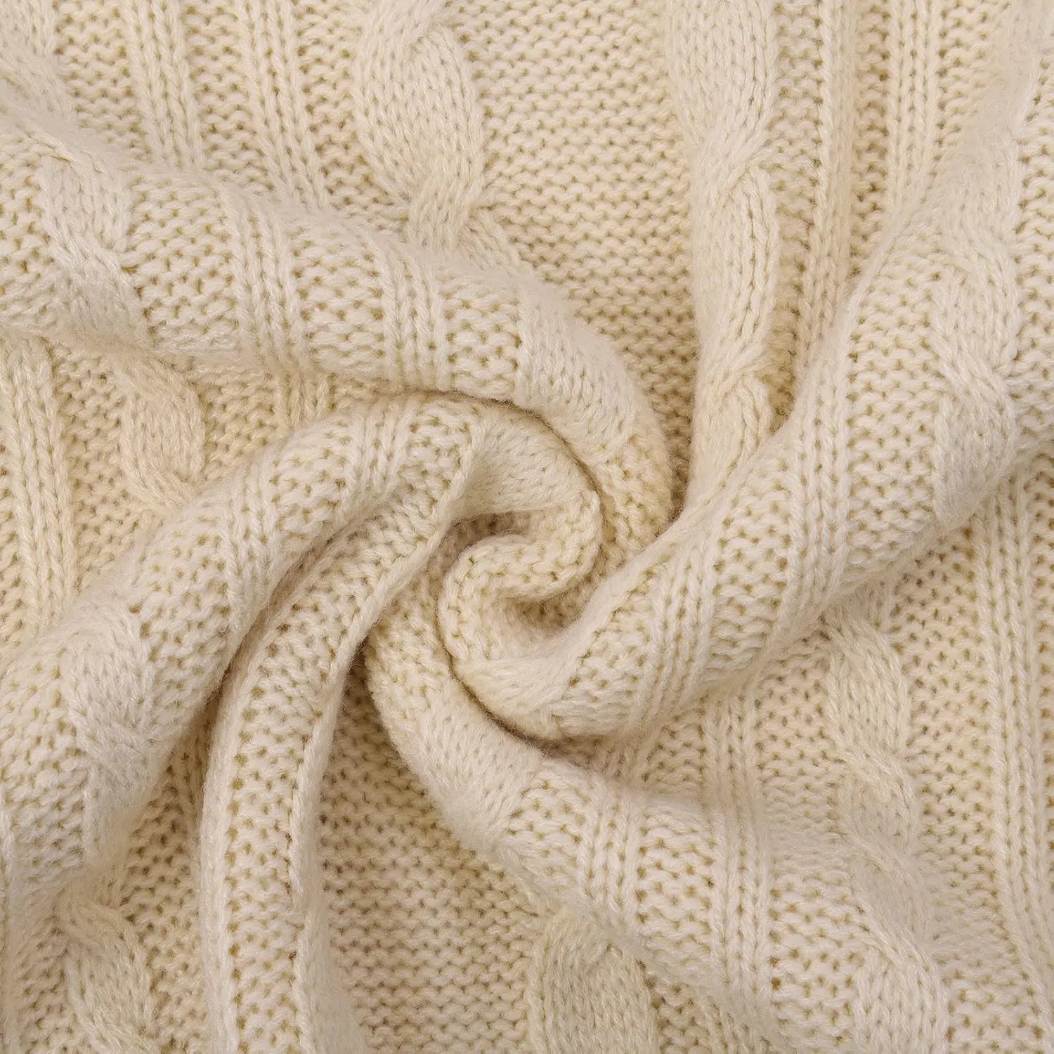 Women Turtleneck Sweater Casual Long Sleeve Pulover Sweaters Chunky Warm Ribbed Cable Knit Tops Jumpers Blouses
