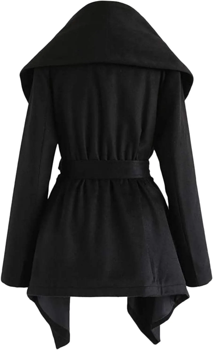 Women's 2023 Fall Trench Coat Elegant Lapel Slim Long Classic Overcoat Casual Loose Outerwear with Pockets
