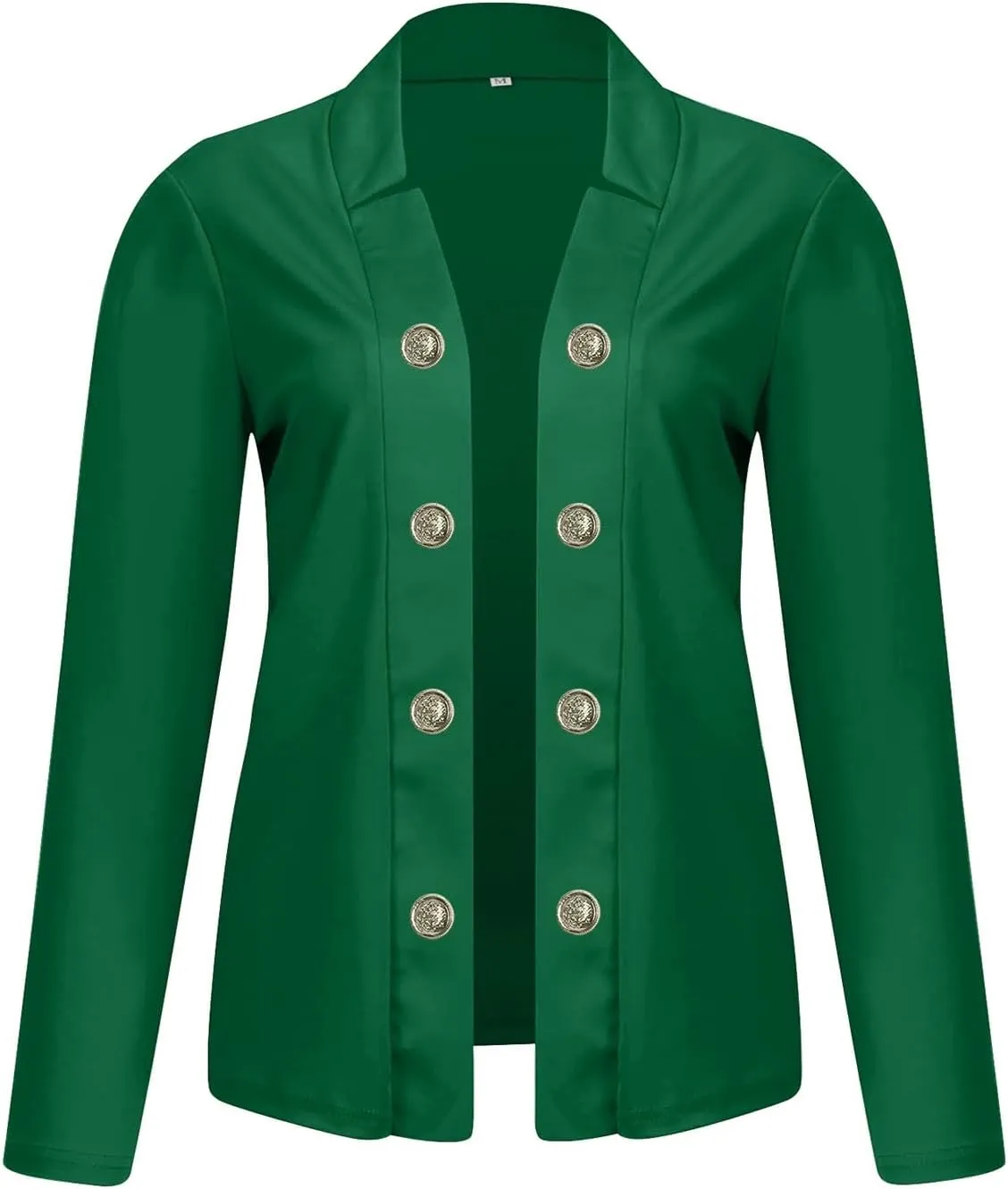 Women's Business Casual Jacket Work Office Long Sleeve Cardigan Blazer Fashion Comfy Solid Color Button Dressy Coats