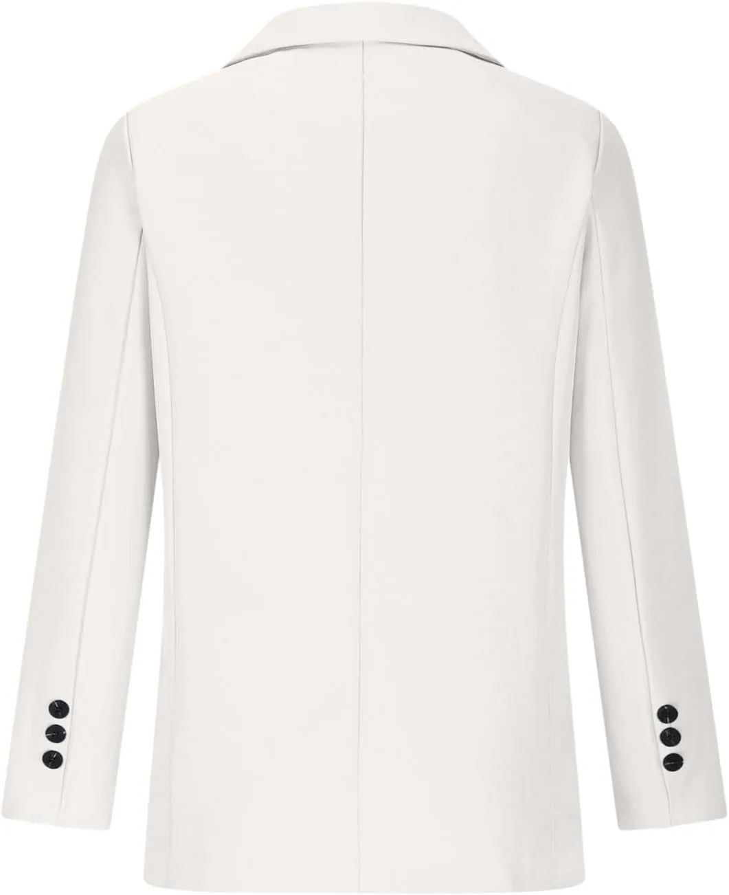 Womens Casual Long Sleeve Blazers Fall Trendy Lapel Button Jackets Casual Solid Color Open Front Work Office Jackets