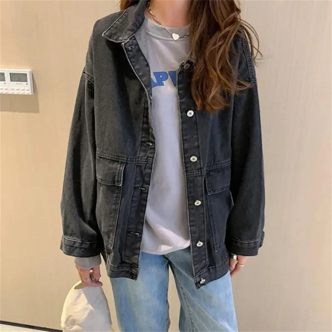 Women's Denim Jackets Jeans Outdoor Clothing Vintage Coats