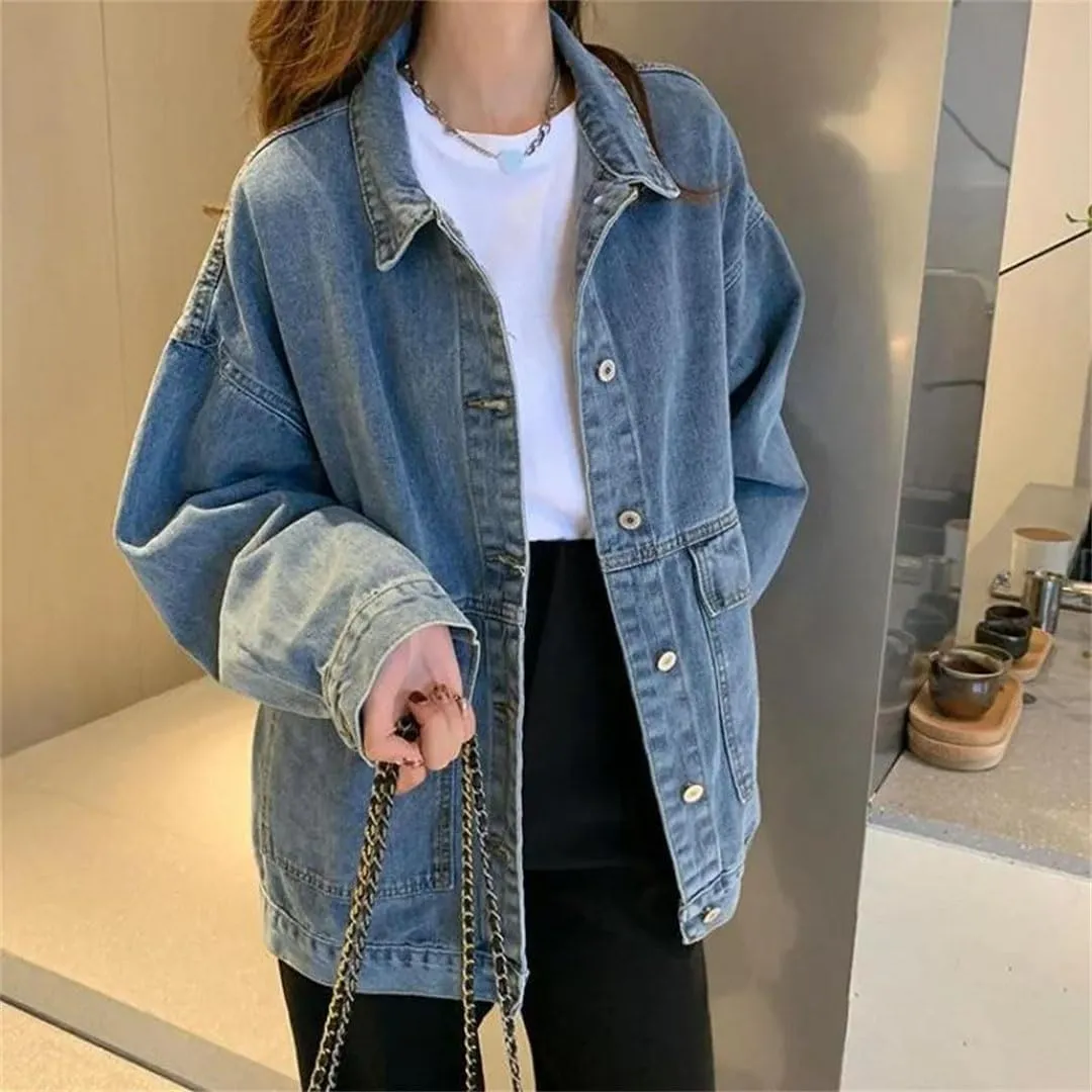 Women's Denim Jackets Jeans Outdoor Clothing Vintage Coats