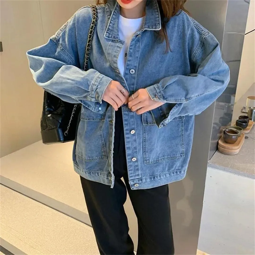 Women's Denim Jackets Jeans Outdoor Clothing Vintage Coats