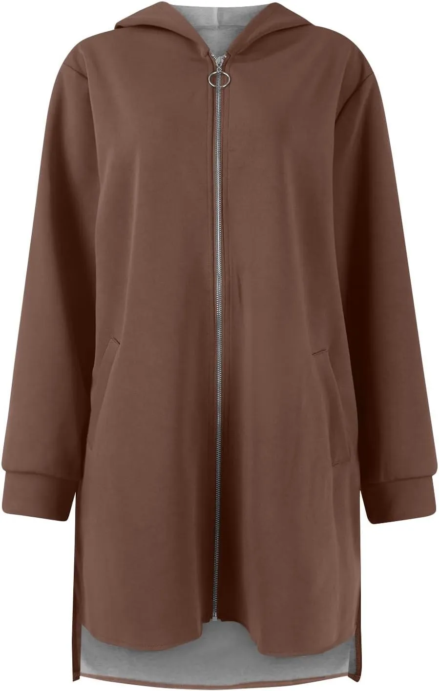 Womens Fall Fashion 2024 Oversized Dressy Cardigans Long Lightweight Coat Fall Sweater Jacket Outerwear with Pockets