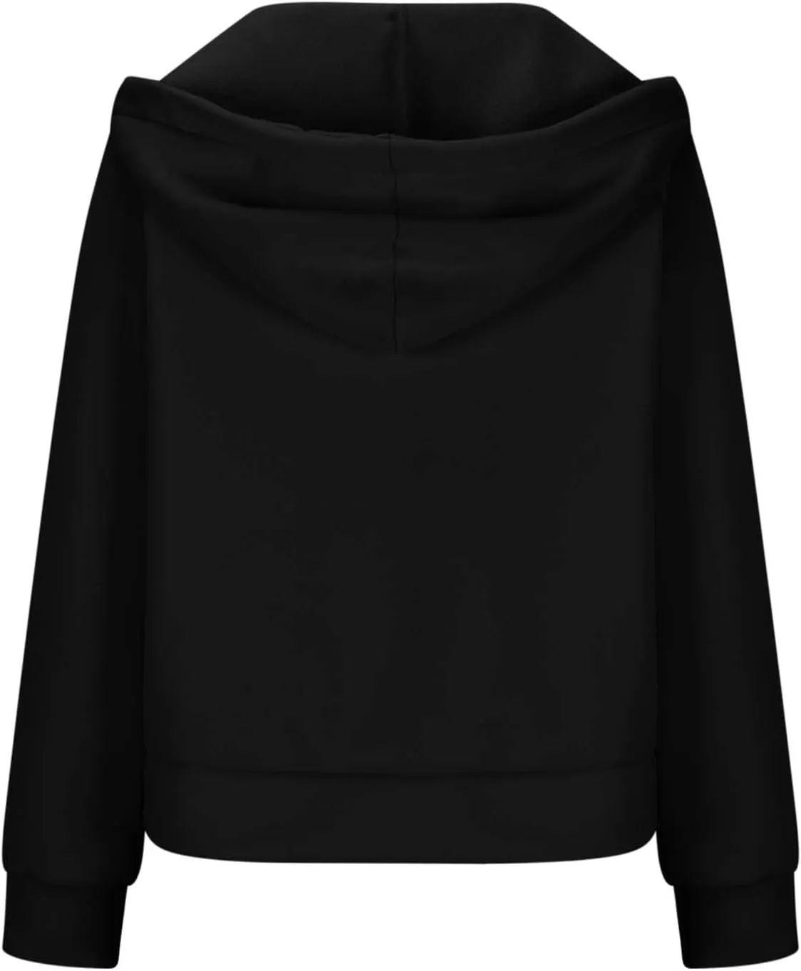 Women'S Fashion Hoodies Cropped Half Zip Pullover Tops Casual Loose Hoodie With Thumb Hole Fleece Soft Sweatshirt 2024