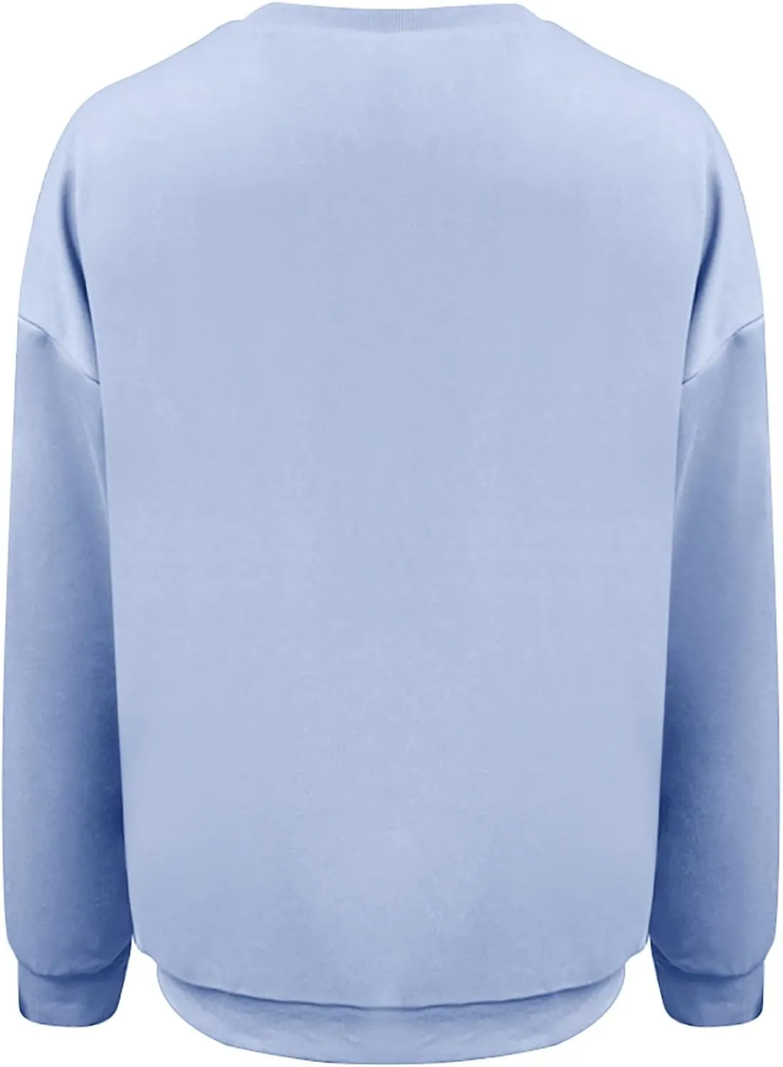 Women's Fashion Hoodies Loose Casual Solid Color Long Sleeve Oversized Pullover Sweatshirts Fall Dressy Business Tops