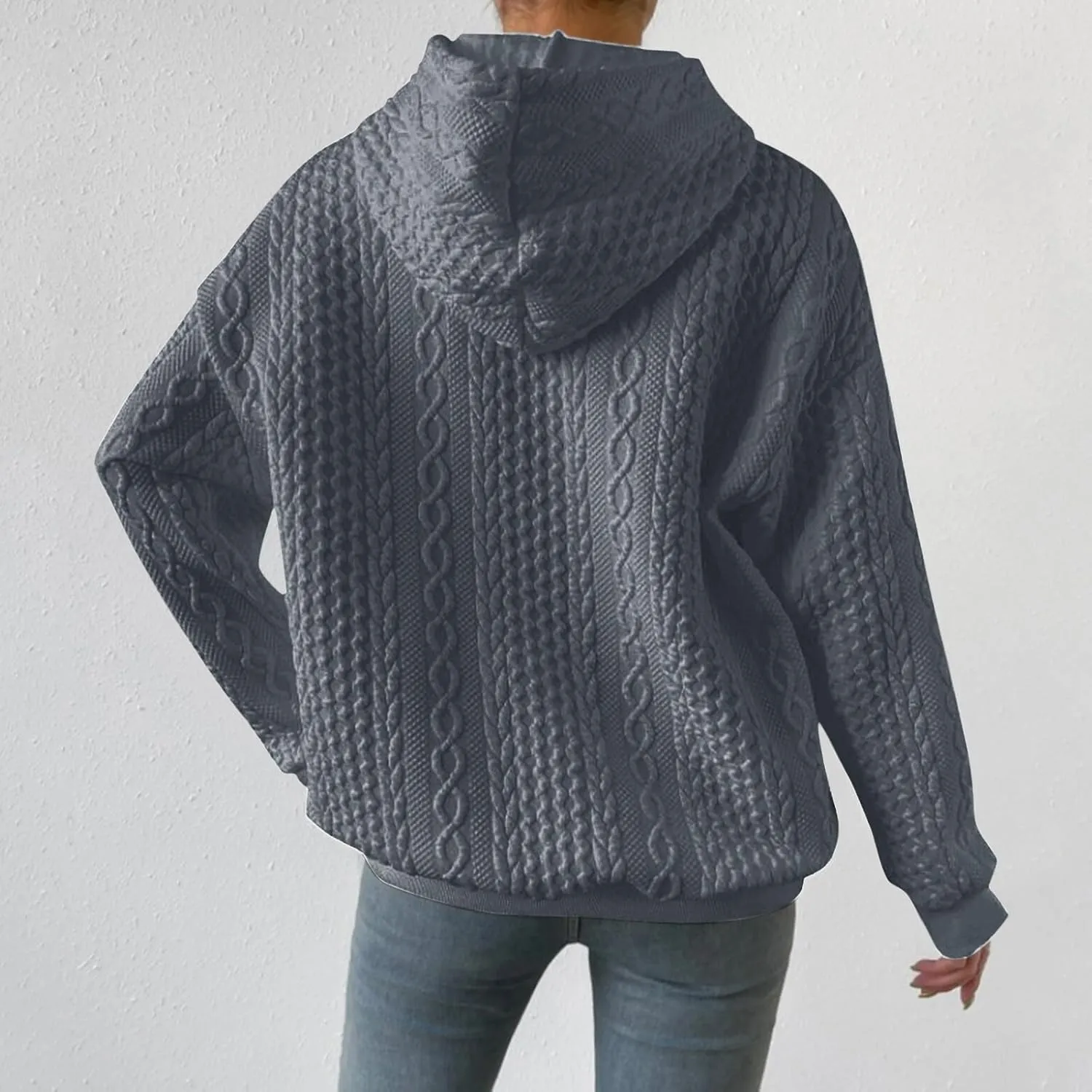 Women'S Fashion Hoodies Sweatshirts Long Sleeve Sweatshirt Tops Weighted Hoodie Comfort Hoodies For Anxiety Zip Up