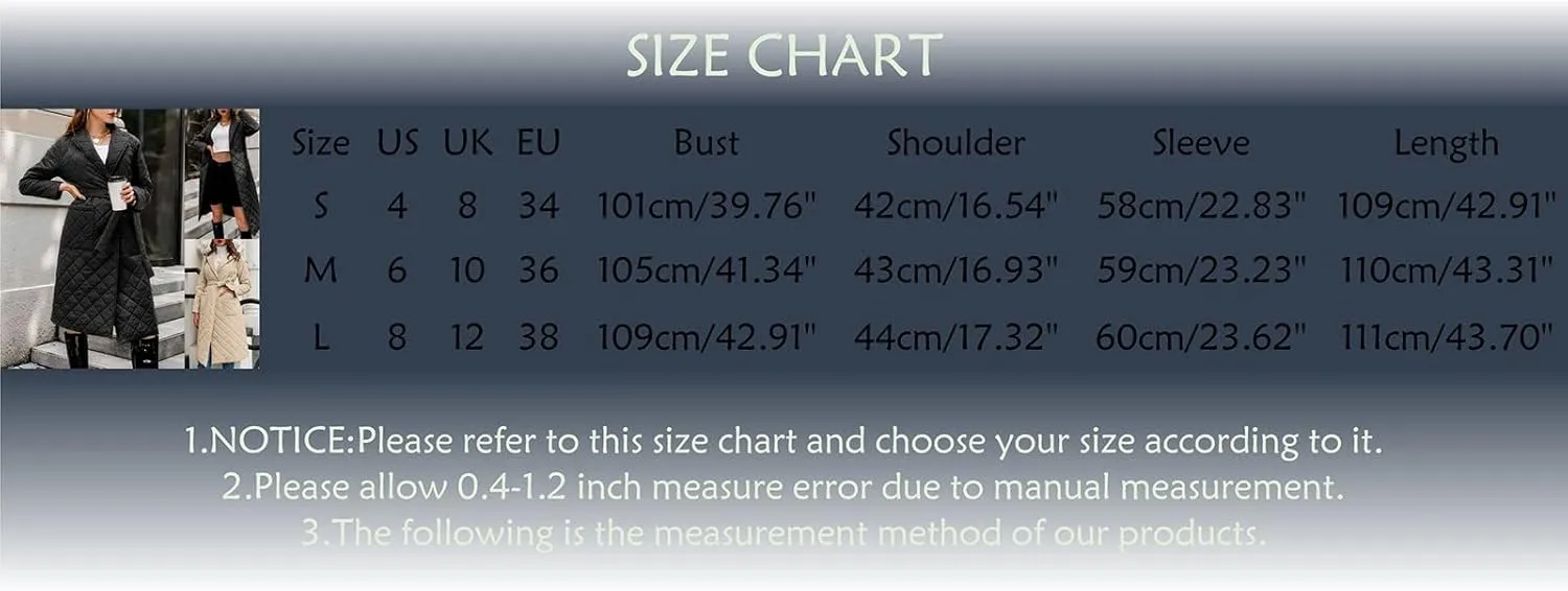 Women's Long Quilted Jacket 2024 Trendy Winter Ultra Lightweight Maxi Knee Puffer Down Coat Parka Warm Tops Homewear