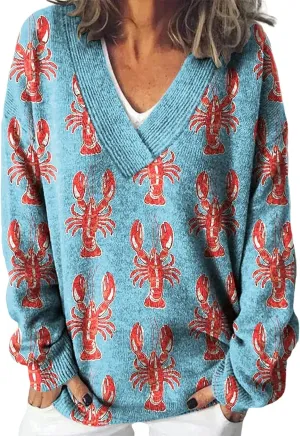 Women's Long Sleeve V Neck Cable Knit Sweater Soft Jumper 2025 Spring Pullover Ladies Dressya Casual Outfits