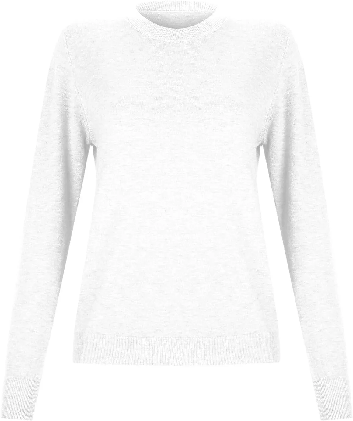 Women's Loose Pullover Sweaters 2024 Fall Winter Clothes Crew Neck Slouchy Long Sleeve Casual Knitted Tops