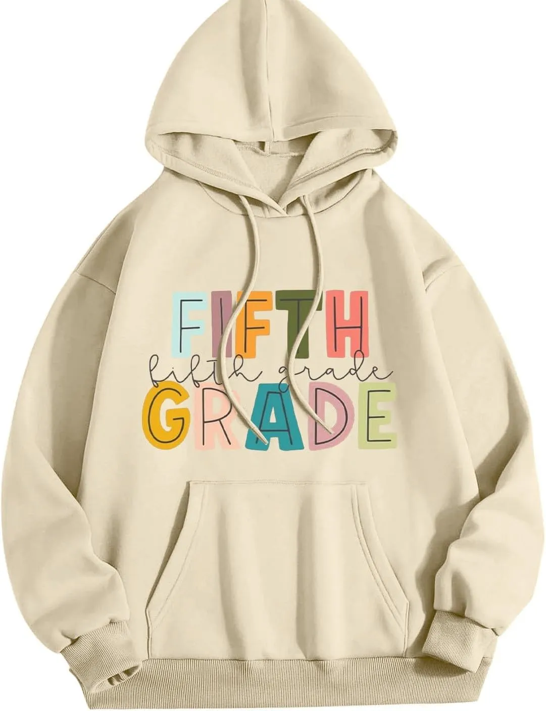 Women's Oversized Hoodies Fashion Loose Fit Letter Printed Long Sleeve Hoodie with Hood Daily Commute Comfy Sweatshirt