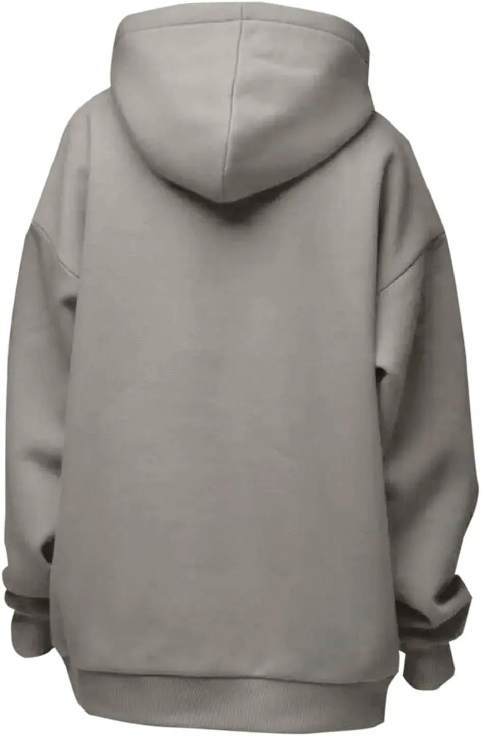 Womens Oversized Hoodies Solid Thick Warm Long Sleeve Drawstring Hooded Loose Sweatshirts Fall Winter Pullover Outfits