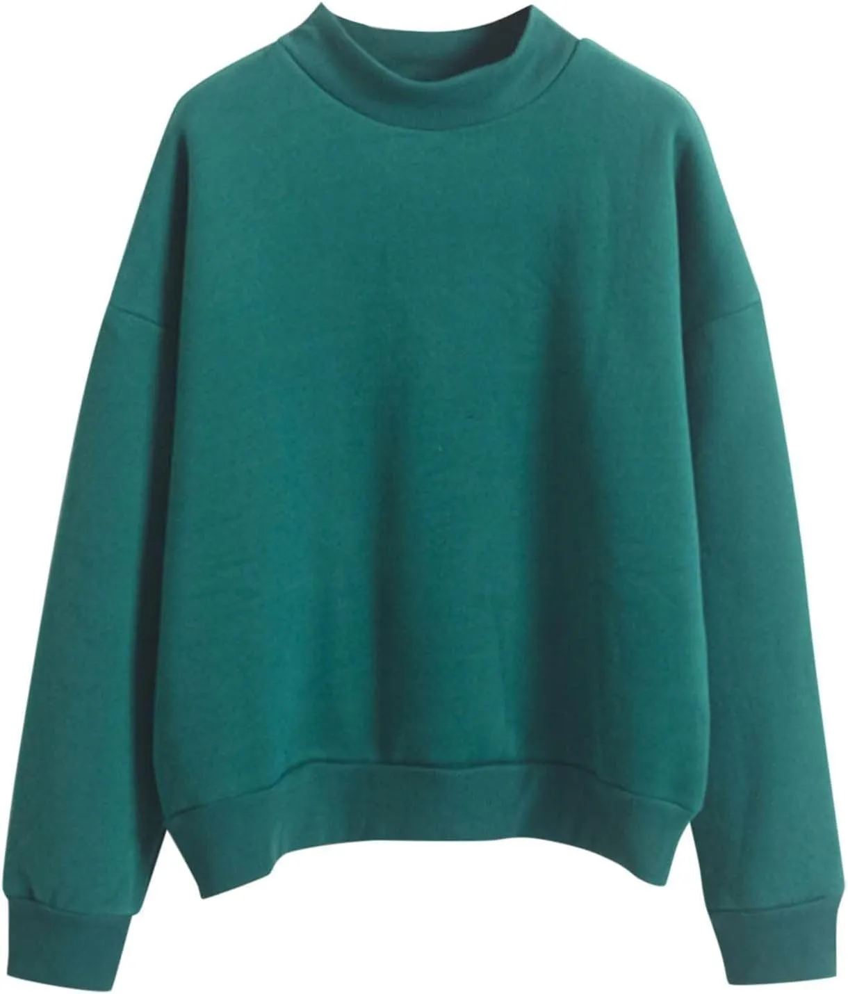 Women's Oversized Sweatshirts Half Turtleneck Pullover Long Sleeve Fleece Tops Solid Casual Loose Fall Fashion Outfits