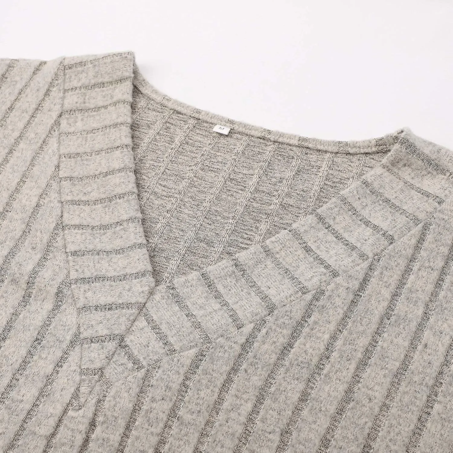 Womens Soft Long Sleeve V Neck Shirts Knitted Pullover Tunics Tops Casual Fall Lightweight Cozy Sweaters 2024