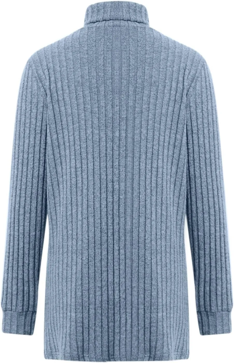 Womens Tunic Tops Sweater Turtleneck Long Sleeve Shirts Oversized Sweaters Pullover with Pockets Fall Fashion 2024