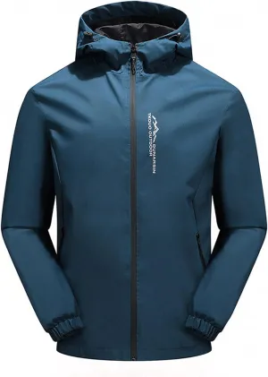 Ymosrh Mens Coats and Jackets Big Tall Hooded Sweatshirt Tops Blouse Mountaineering Jacket Winter Jackets for Men