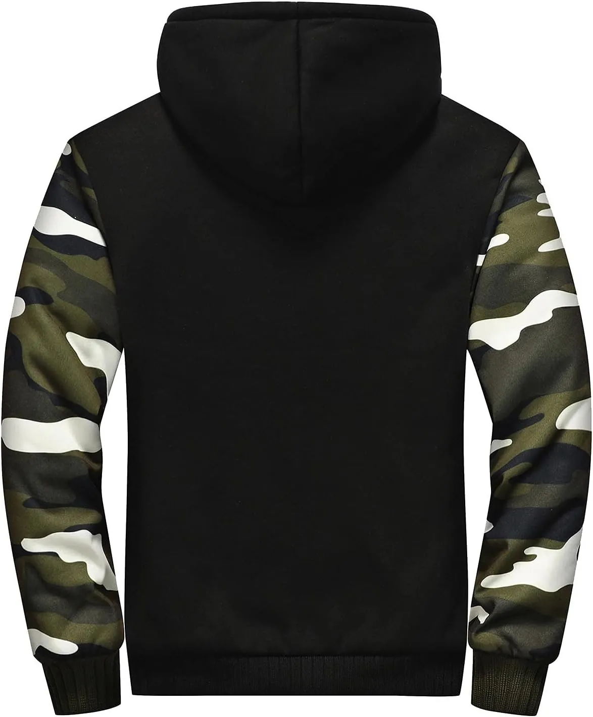 Ymosrh Men's Hooded Fashion Jacket Up Hoodies Sherpa Fleece Sweatshirts Jackets Full Casual Winter Work Coats Jacket