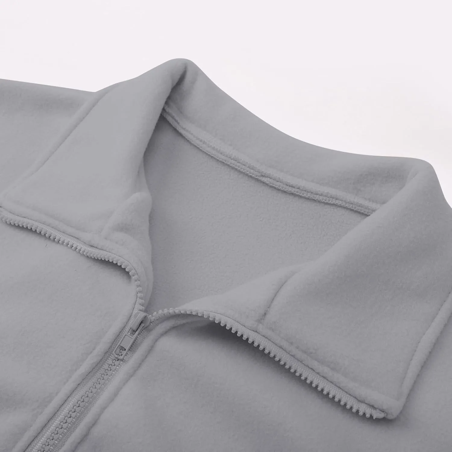 Zip Up Hoodie Women Oversized Sweatshirt Fleece Cropped Jacket Trendy Fleece Jacket Fashion Clothes 2024