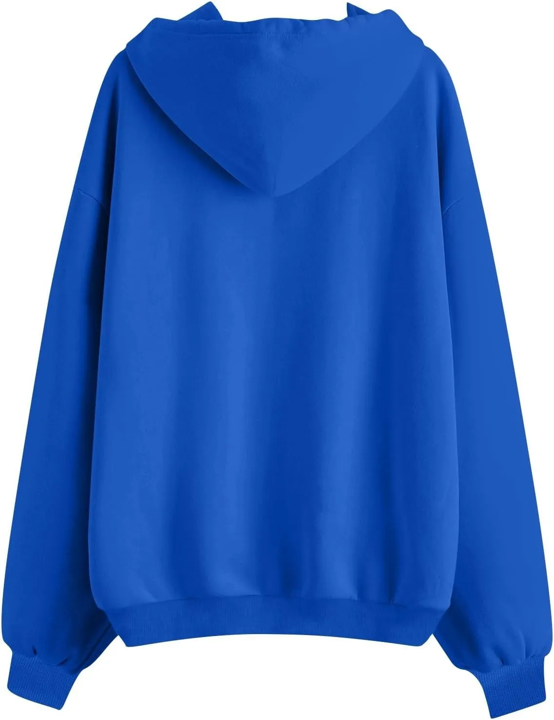 Zip Up Hoodie Women Y2k Oversized Fleece Jacket Workout Drawstring Hooded Sweatshirt with Pockets Winter Clothes